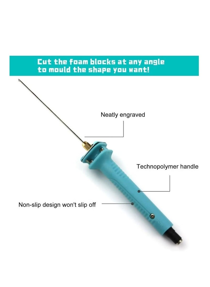 OR MENG Electric Foam Cutter,10CM Hot Wire Cutting Pen,100-240V/15W Styrofoam Cutter,Hot Wire Cutter and Polystyrene Cutting Tool - Image 5